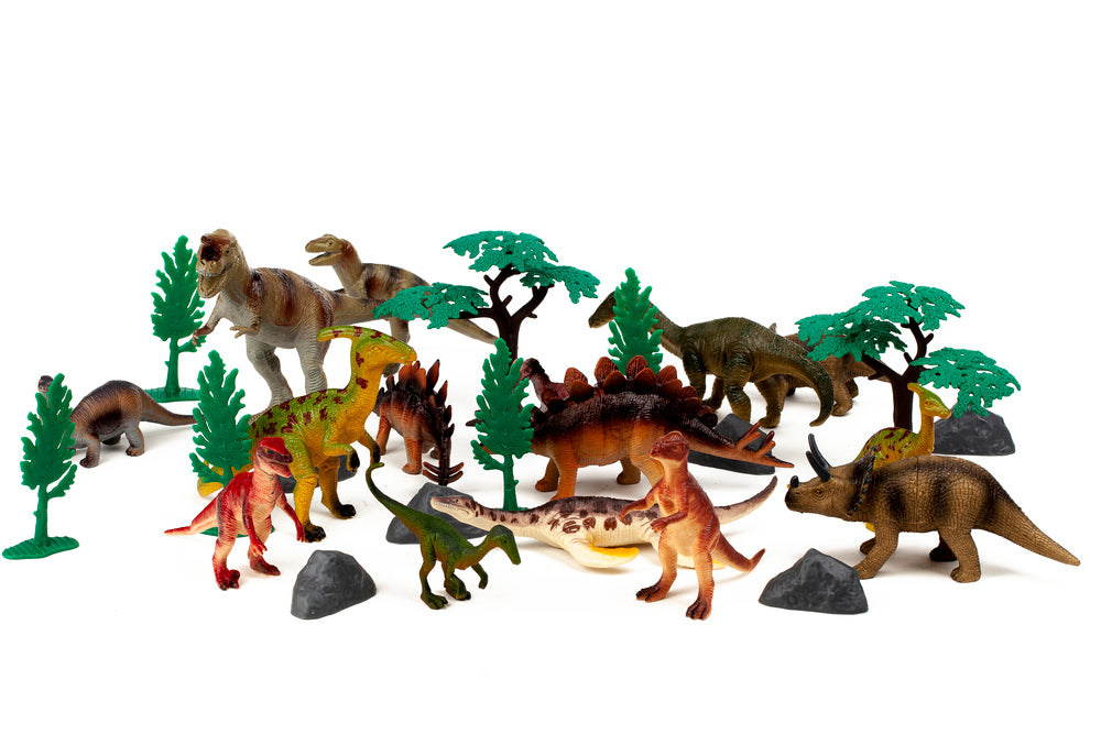 DINOSAUR I BØTTE 30 STK