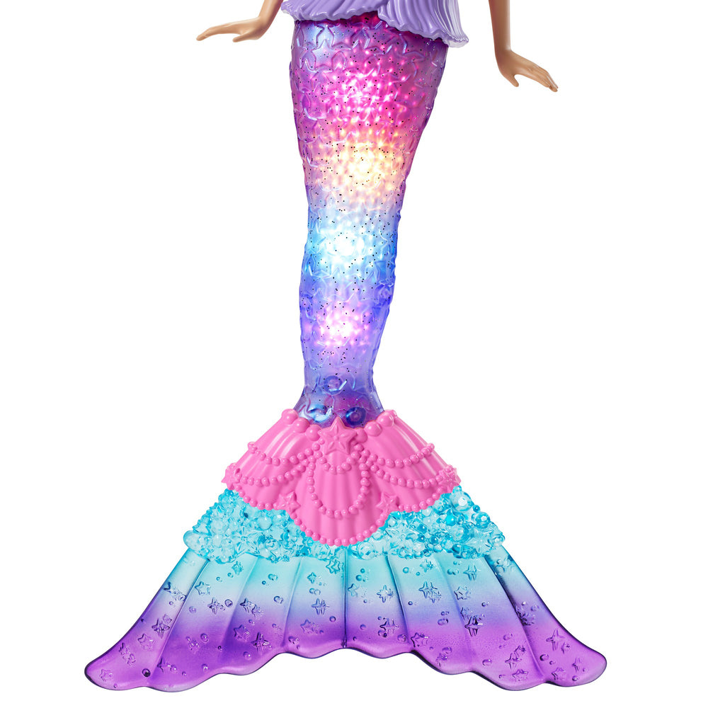 Barbie havfruedukke med lys