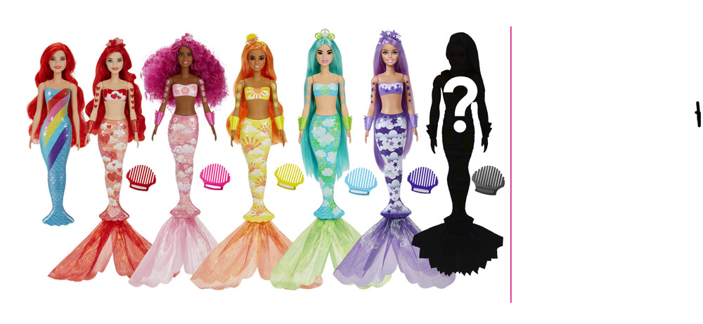 Barbie Color Reveal Rainbow Mermaid Asst