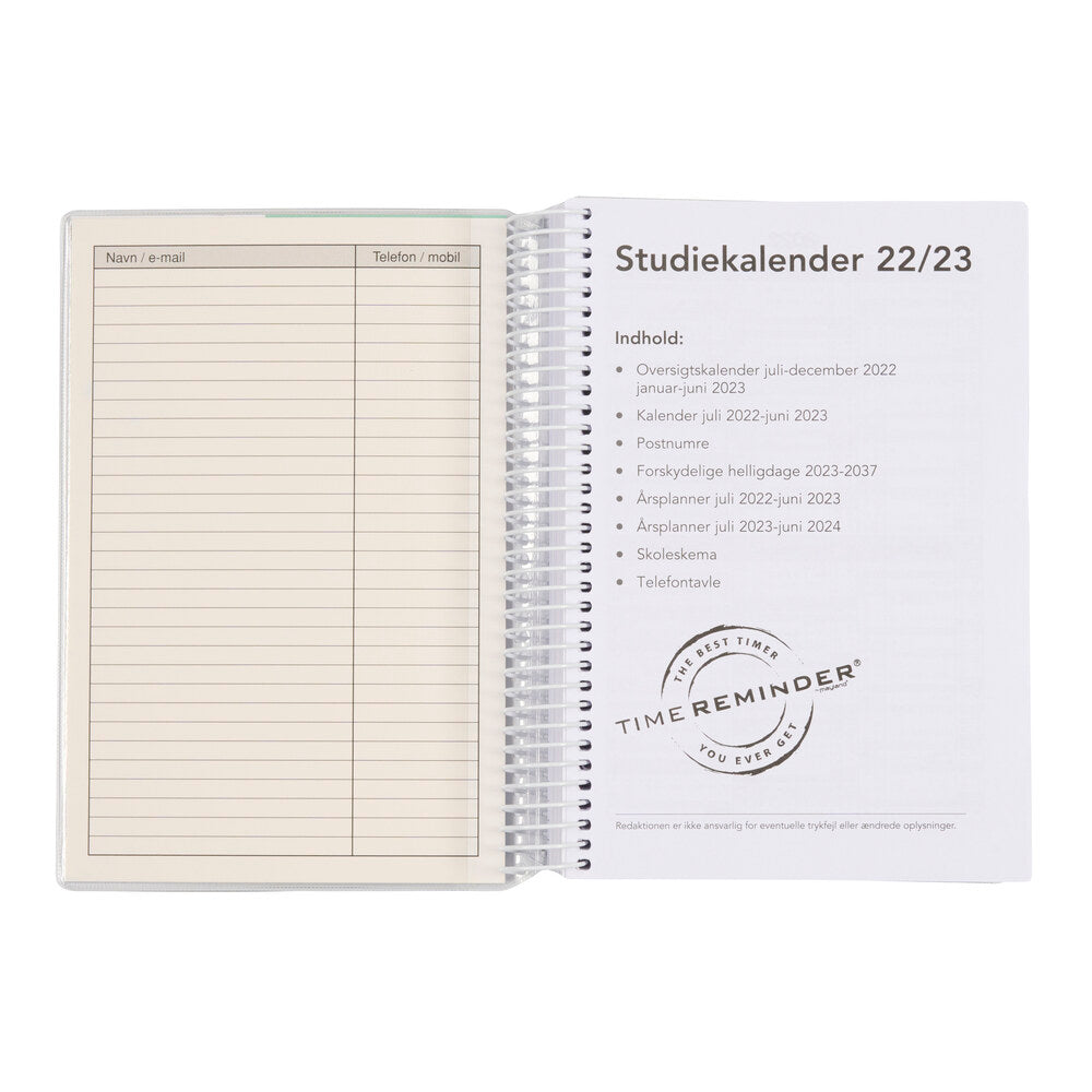 Studiekalender basis 2022/23 stor 4 i 1 dag