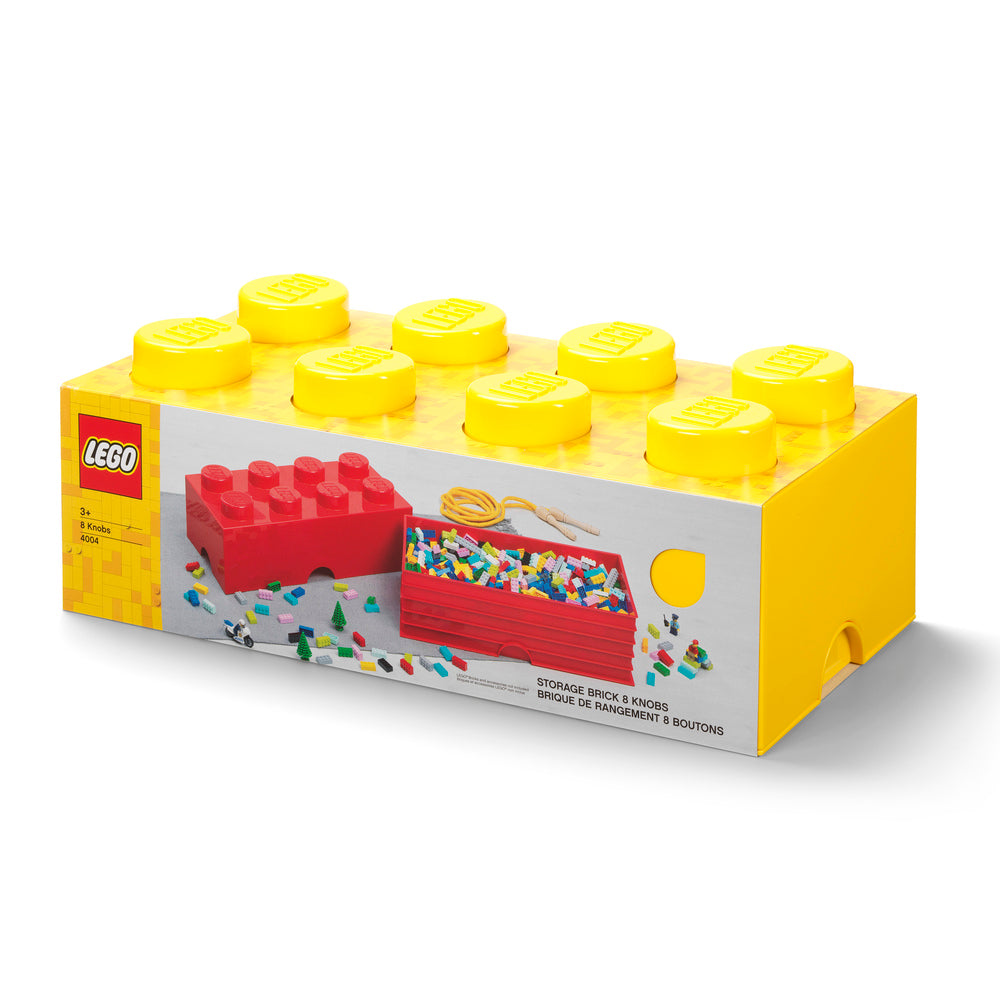 LEGO opbevaringskasse 8 gul