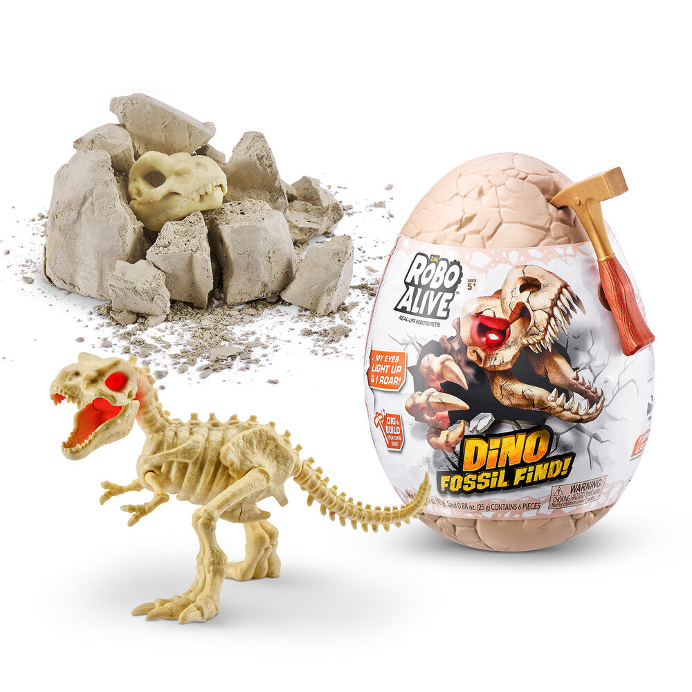 Robo Alive Dino Fossil Find Surprise Egg