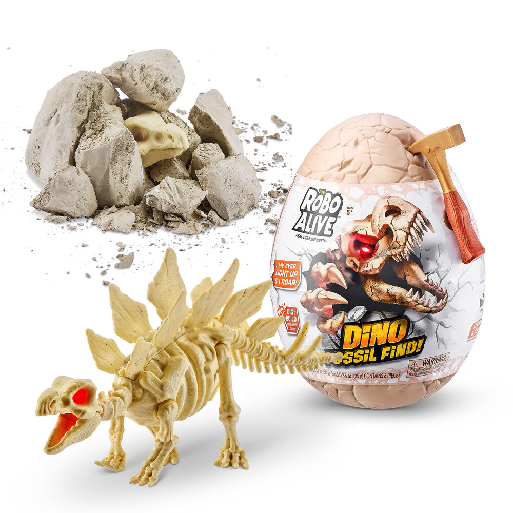 Robo Alive Dino Fossil Find Surprise Egg