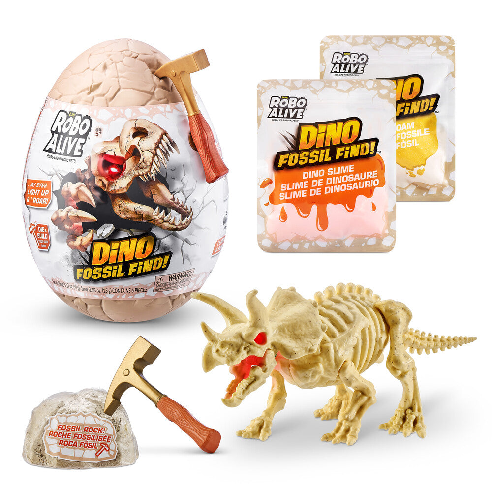 Robo Alive Dino Fossil Find Surprise Egg