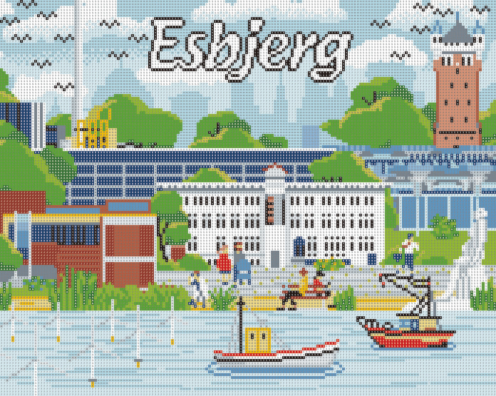 Diamond Art Esbjerg 40 x 50 cm