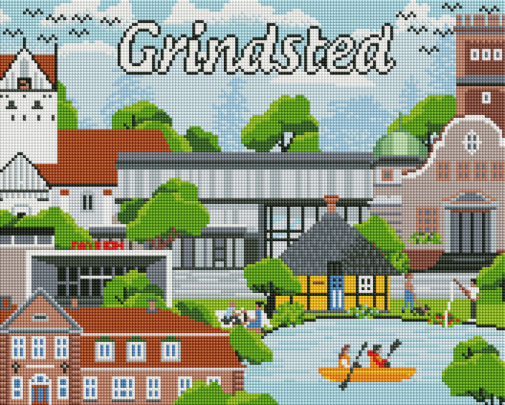 Diamond Art Grindsted 40 x 50 cm
