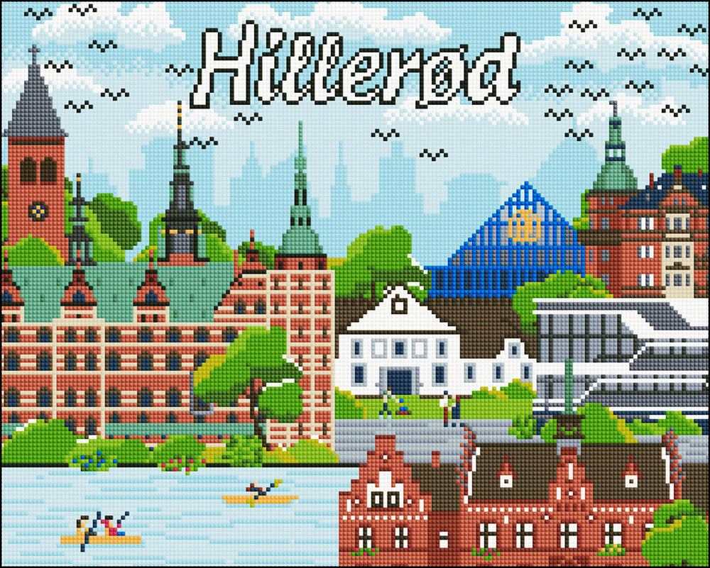 Diamond Art Hillerød 40 x 50 cm