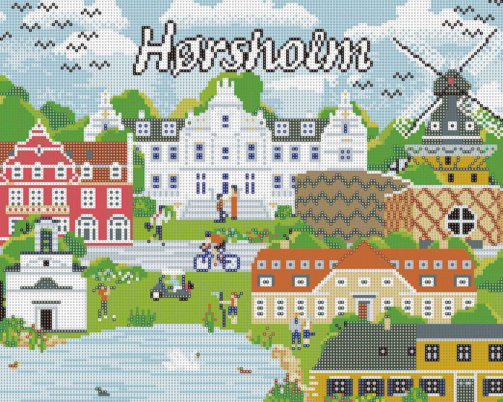 Diamond Art Hørsholm 40 x 50 cm