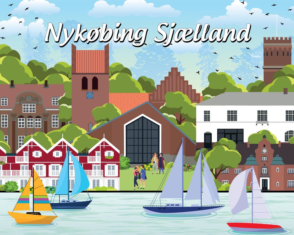 Diamond Art Nykøbing Sjælland 40 x 50 cm