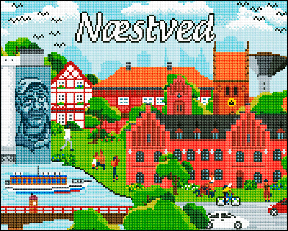 Diamond Art Næstved 40 x 50 cm
