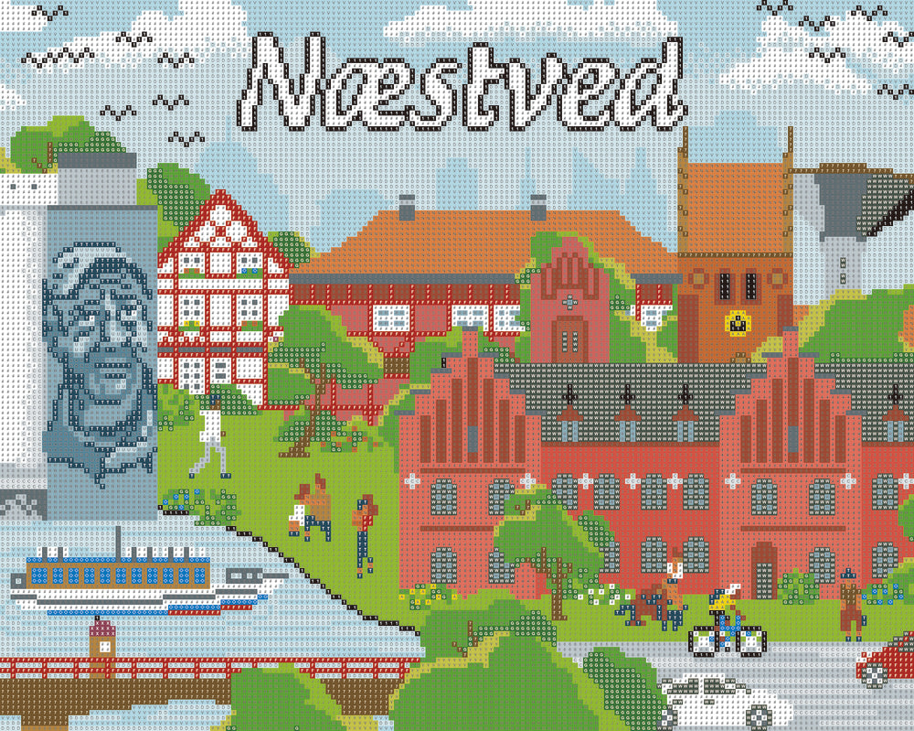 Diamond Art Næstved 40 x 50 cm