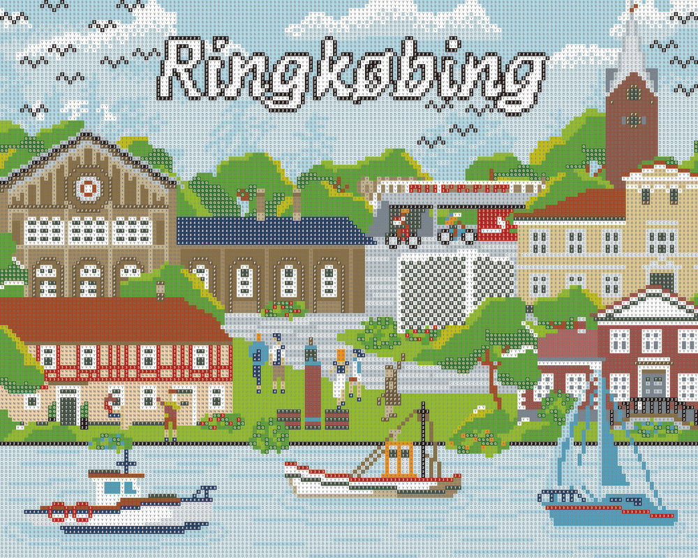 Diamond Art Ringkøbing 40 x 50 cm