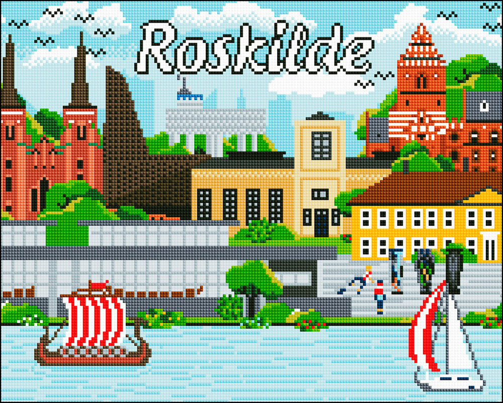Diamond Art Roskilde 40 x 50 cm