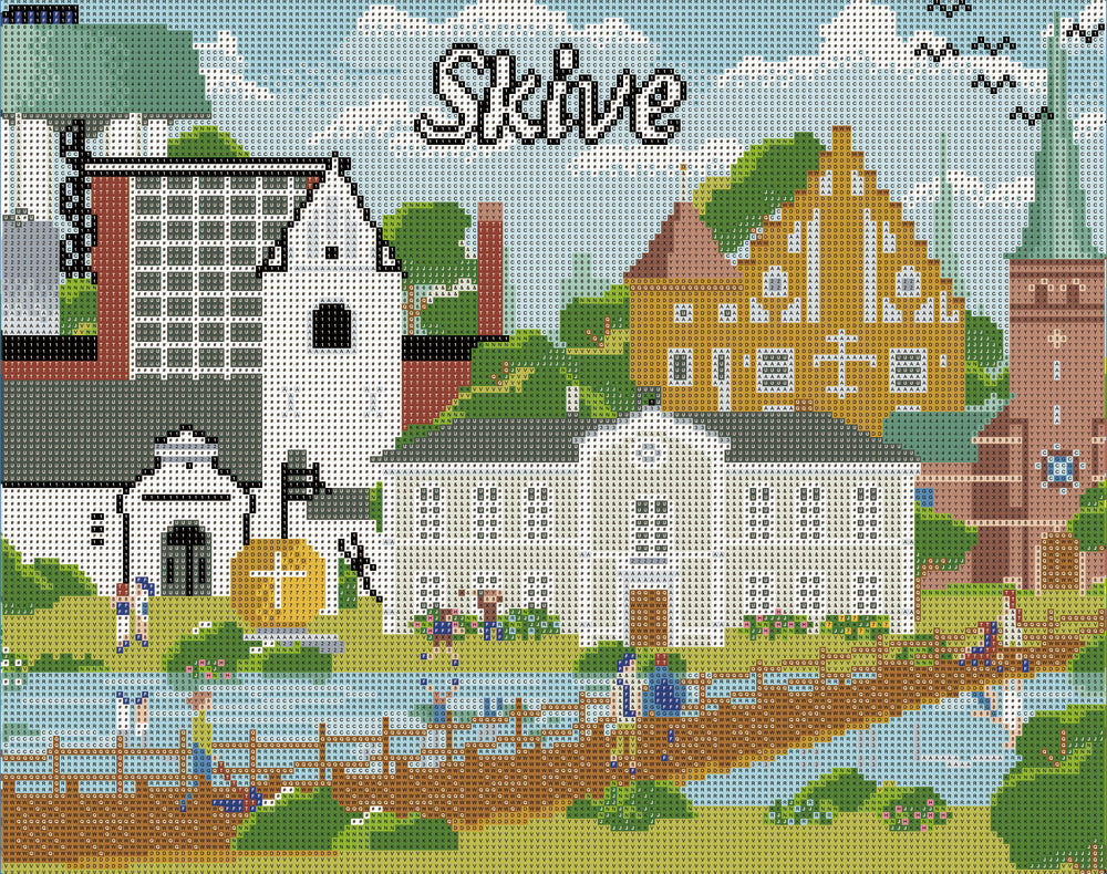 Diamond Art Skive 40 x 50 cm