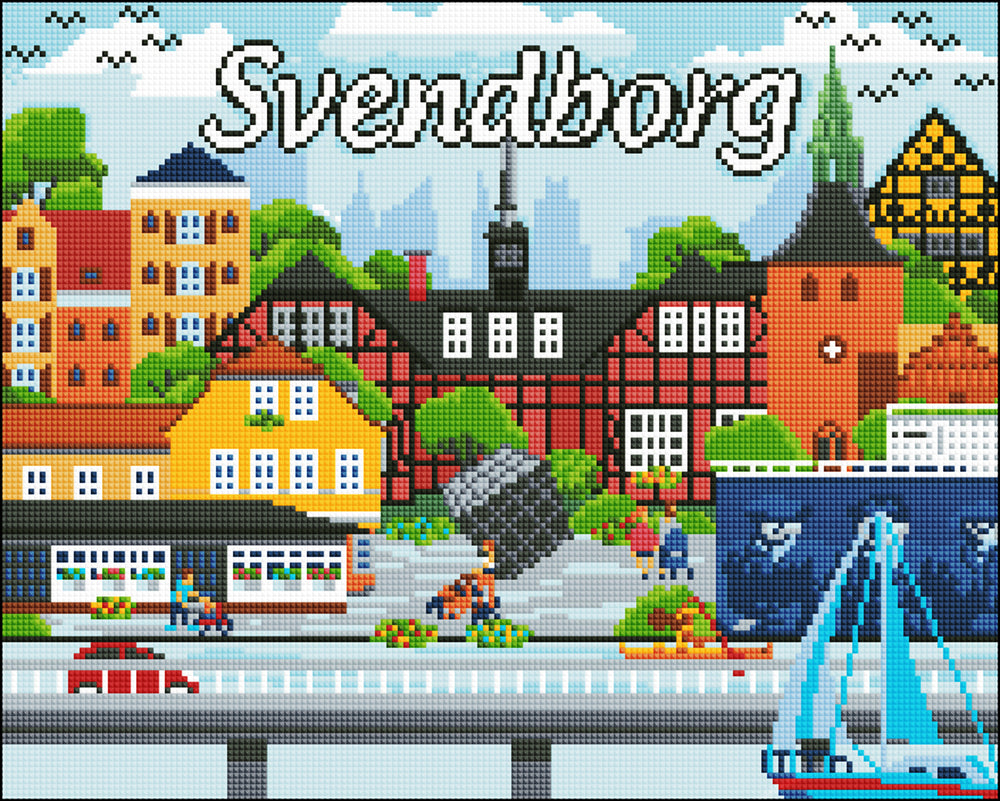 Diamond Art Svendborg 40 x 50 cm
