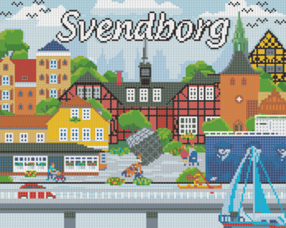 Diamond Art Svendborg 40 x 50 cm