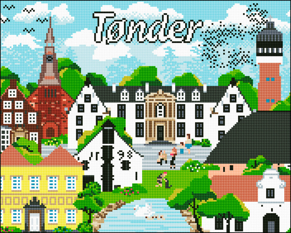 Diamond Art Tønder 40 x 50 cm