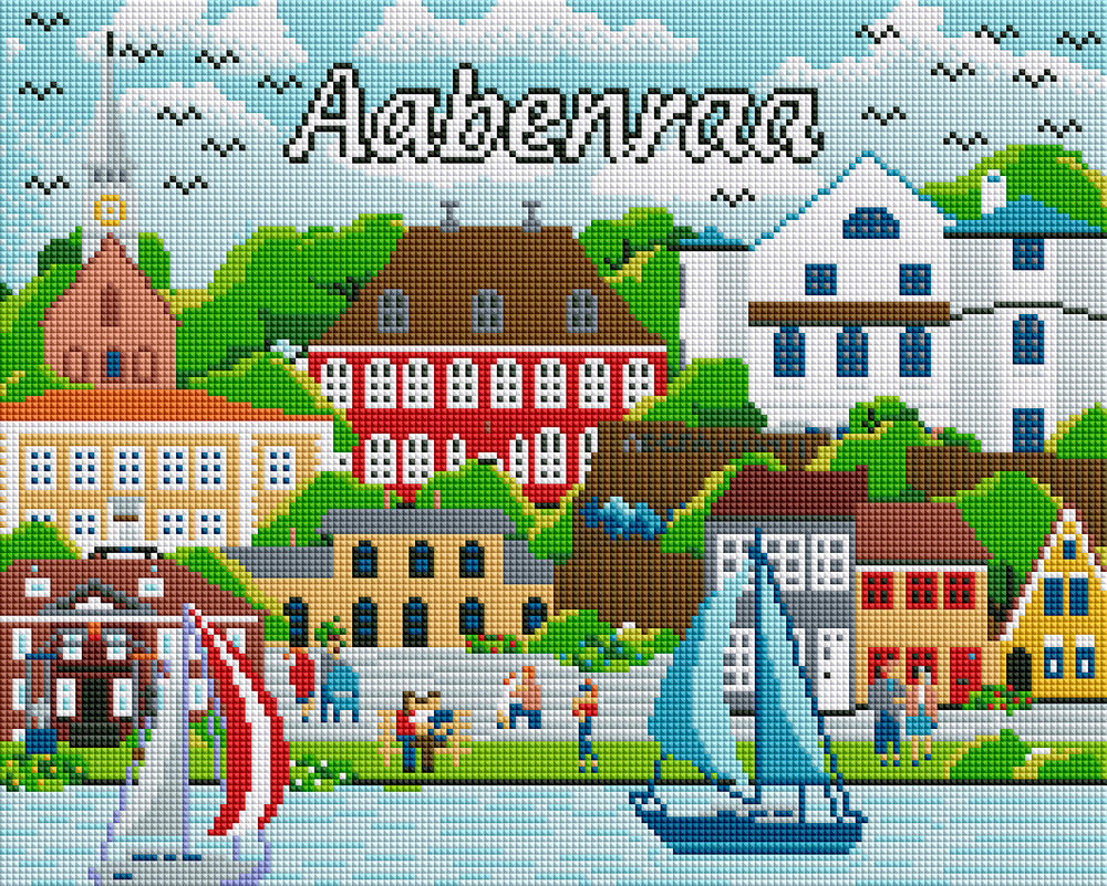 Diamond Art Aabenraa 40 x 50 cm