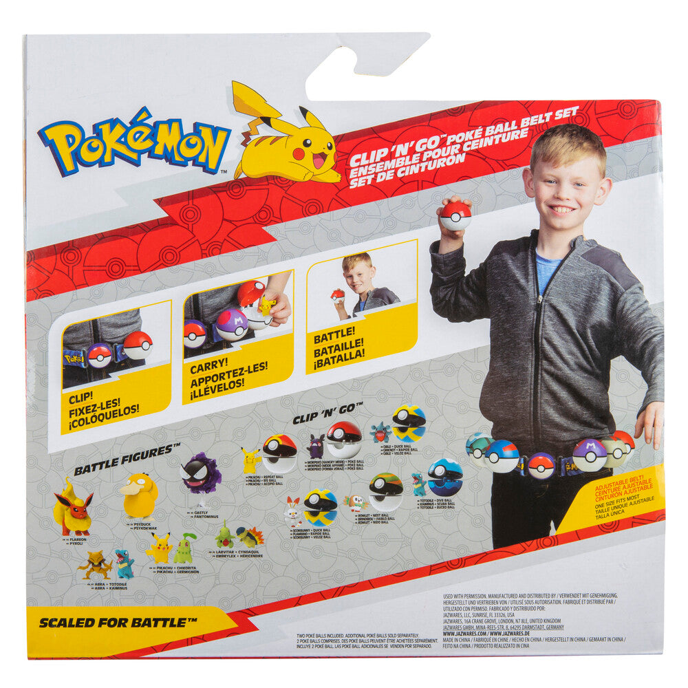 Pokémon clip n go belt set Pikachu