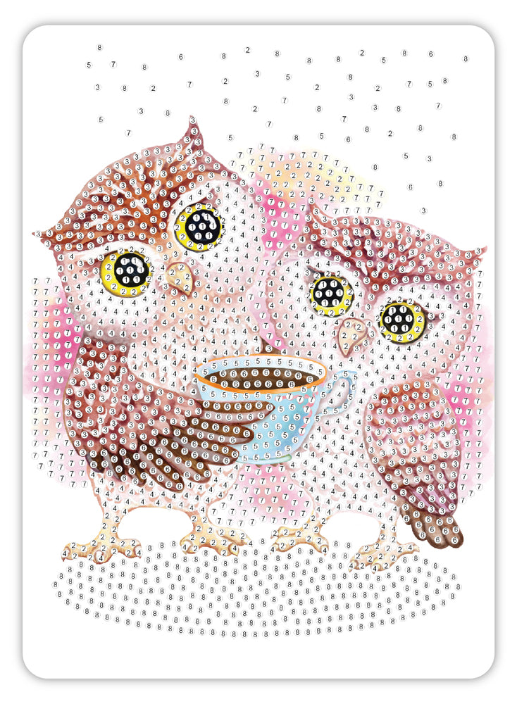 Diamond Art Ugler 13 x 18 cm