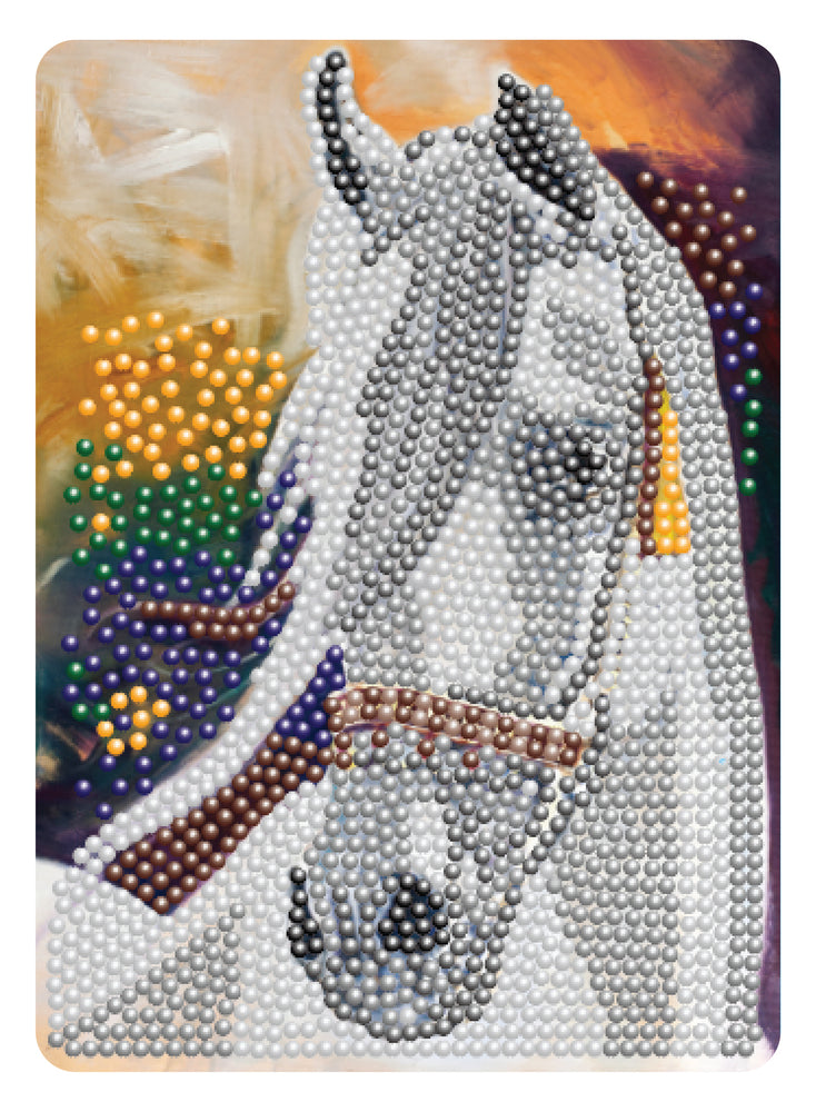 Diamond Art Hest 13 x 18 cm