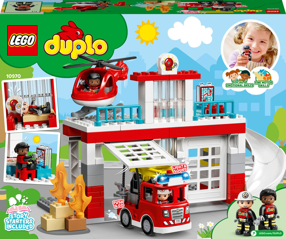 10970 LEGO DUPLO Town Brandstation og helikopter