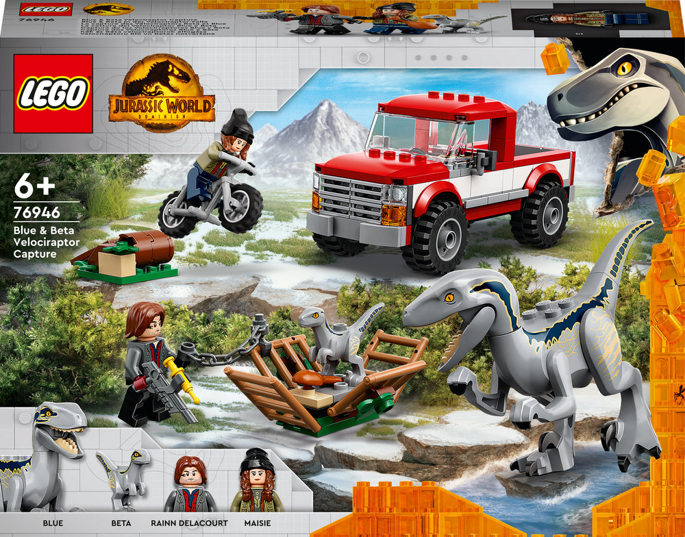 76946 LEGO Jurassic World Blue og Beta – velociraptor-fangst
