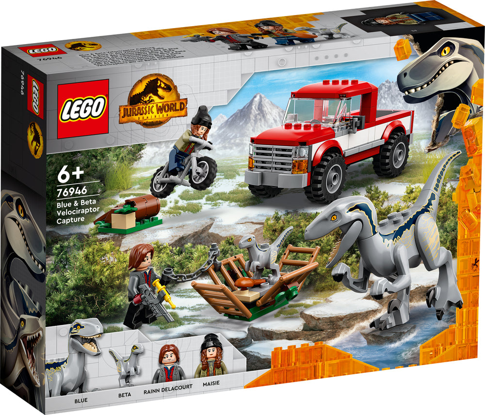76946 LEGO Jurassic World Blue og Beta – velociraptor-fangst