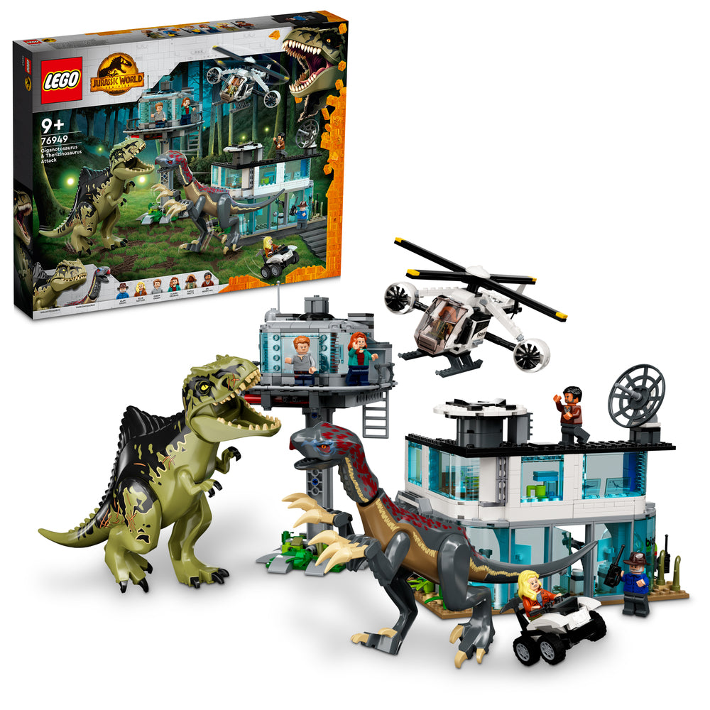 76949 LEGO Jurassic World Giganotosaurus og Therizinosaurus-angreb