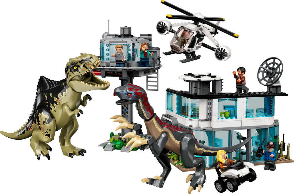 76949 LEGO Jurassic World Giganotosaurus og Therizinosaurus-angreb