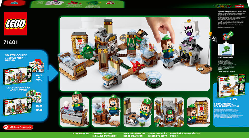 71401 LEGO Super Mario Luigi'S Mansion™ Spøgelsesjagt – Udvidelsessæt