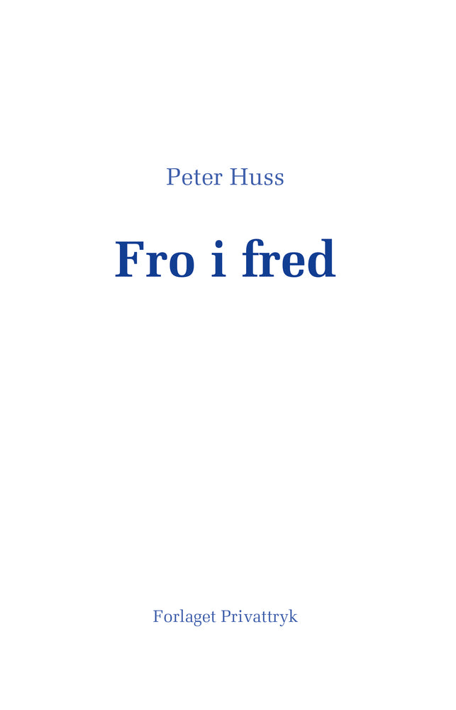 Fro i fred