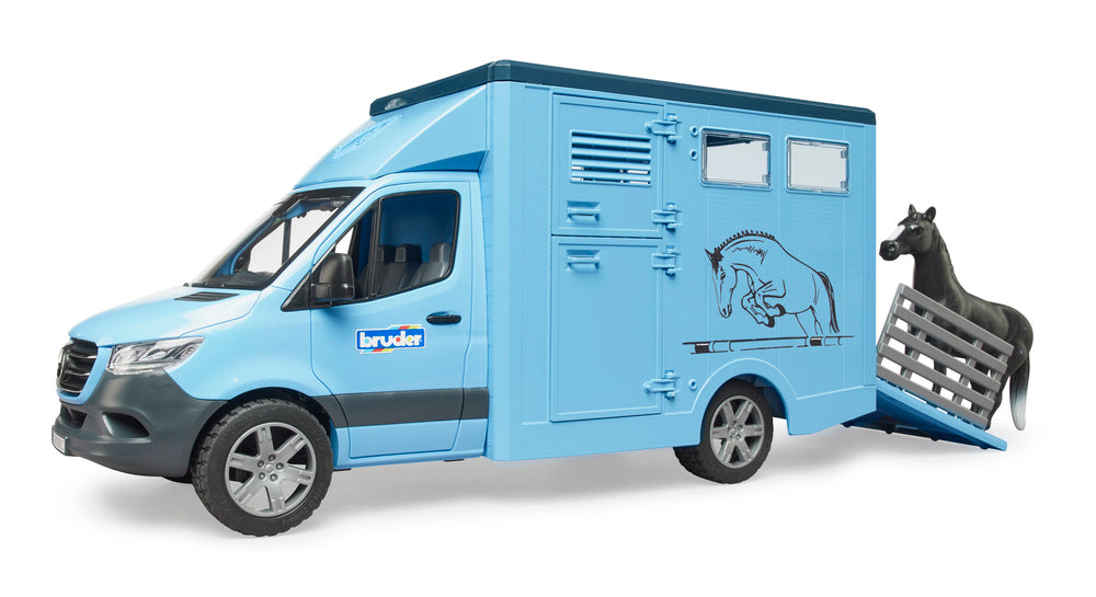 Bruder MB Sprinter hestetransporter