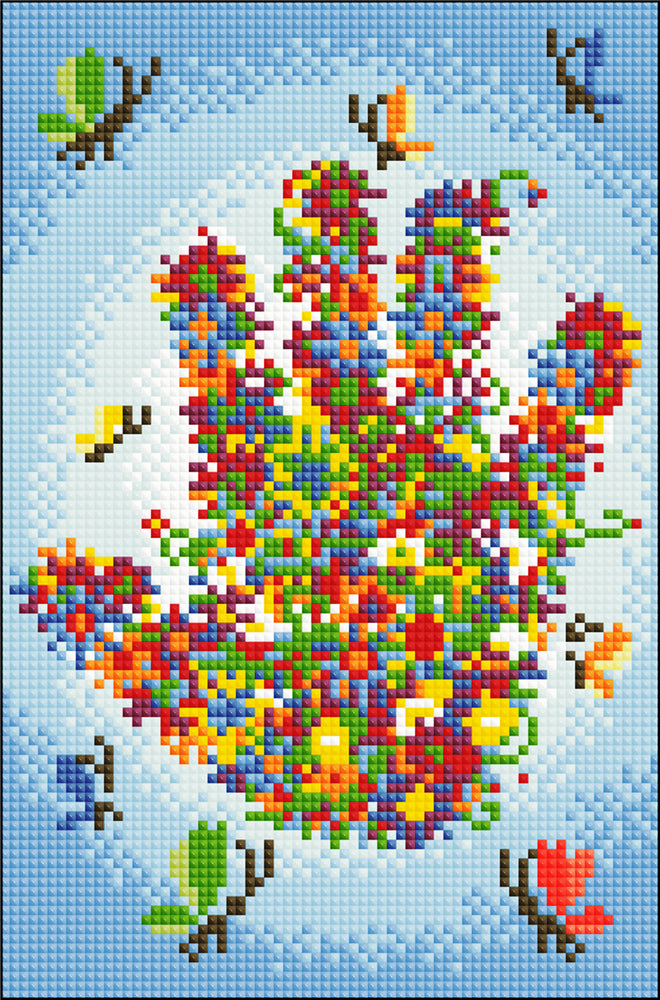 Diamond Art Hånd 20 x 30 cm
