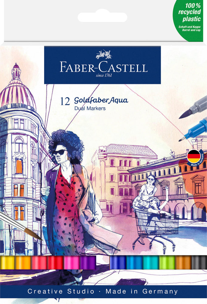 D2 Akvarel tusser Faber-Castell goldfaber