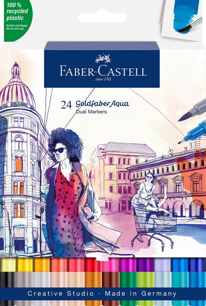 Akvarel Faber-Castell Goldfaber dobbelt