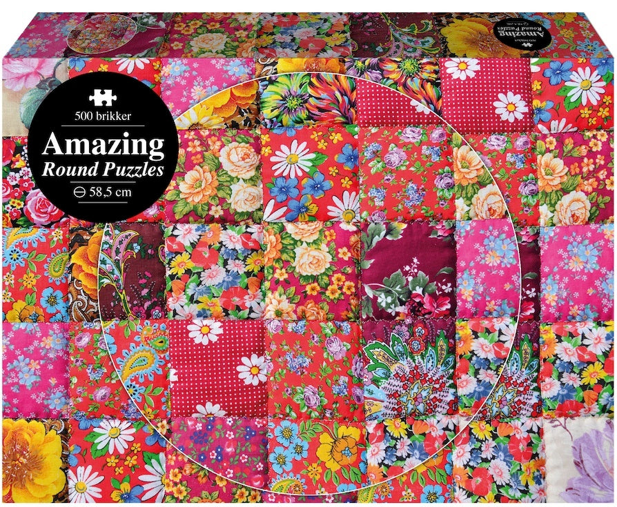 Puslespil Amazing round 500 brikker patchwork