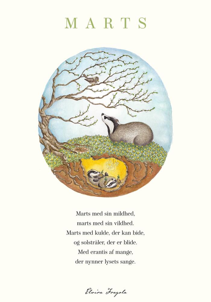 Marts – Året plakat