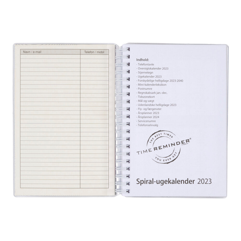 Spiralkalender 2023 uge stor