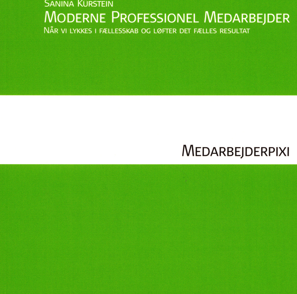 Moderne professionel medarbejder - medarbejderpixi