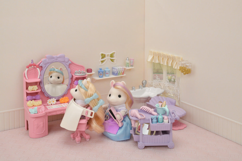 Sylvanian Families Pony's Frisør Stylinglegesæt med figur