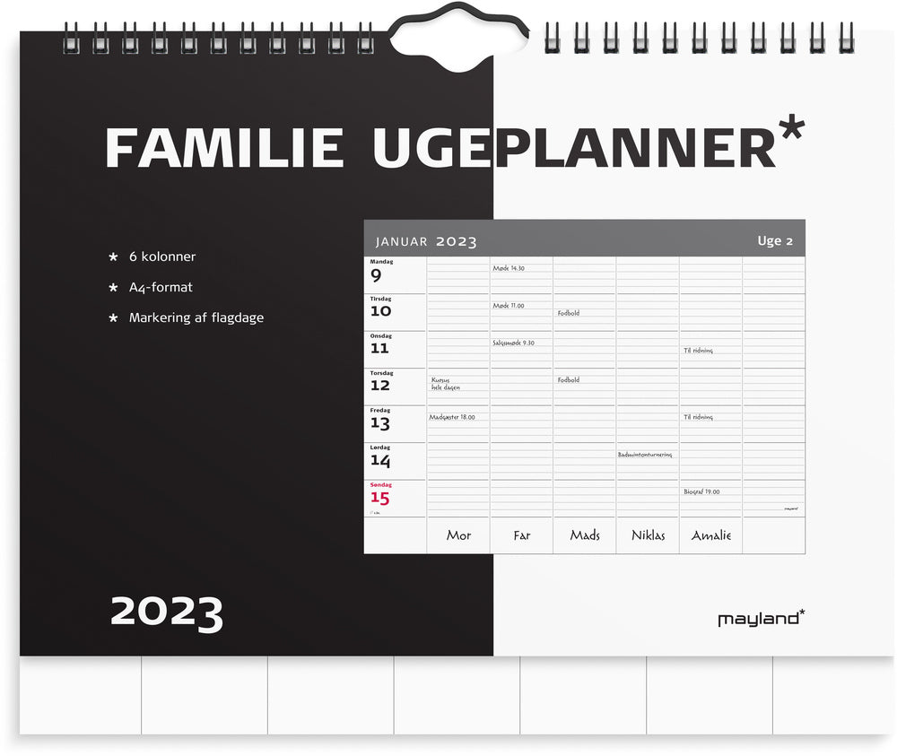 Familiekalender 2023 Mayland