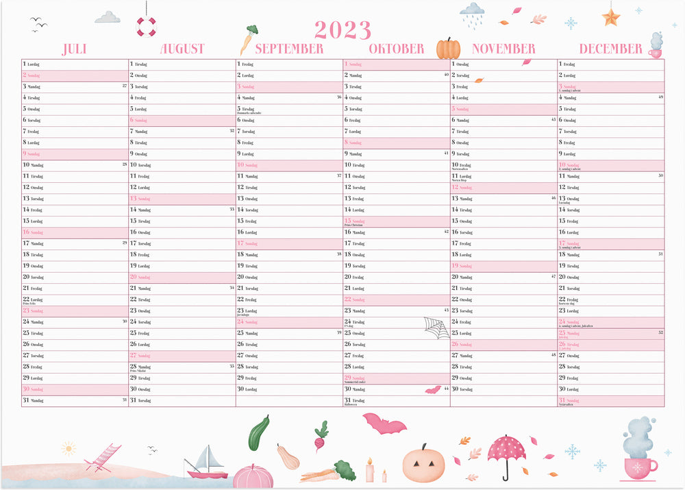 Vægkalender Annies 2023 Mayland