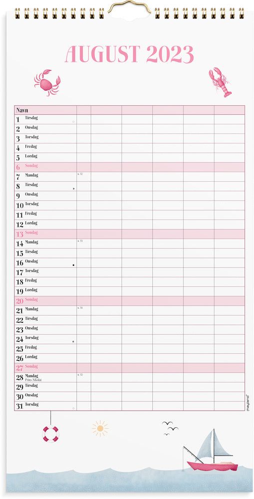 Familiekalender Annies 2023