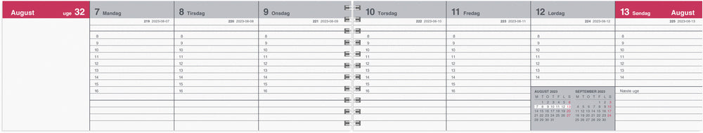 Uge bordkalender 2023 Mayland