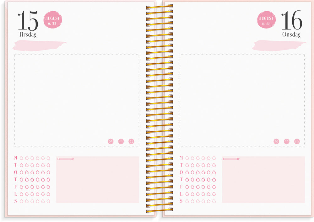 Life planner pink 2023 Mayland