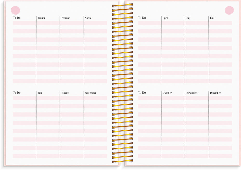 Life planner pink 2023 Mayland