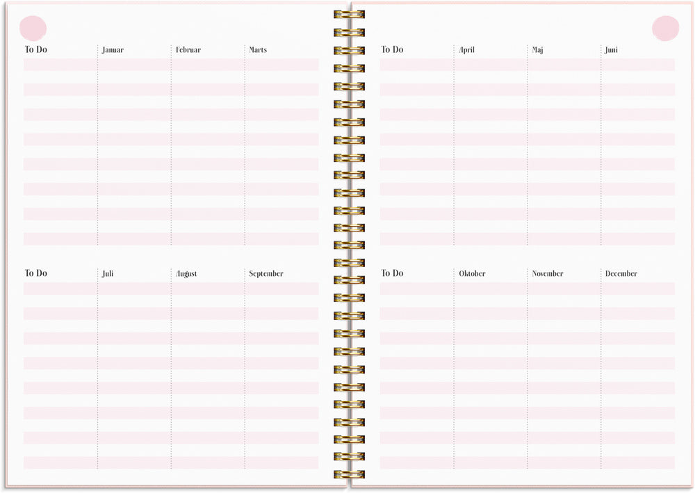 Life planner pink 2023 Mayland