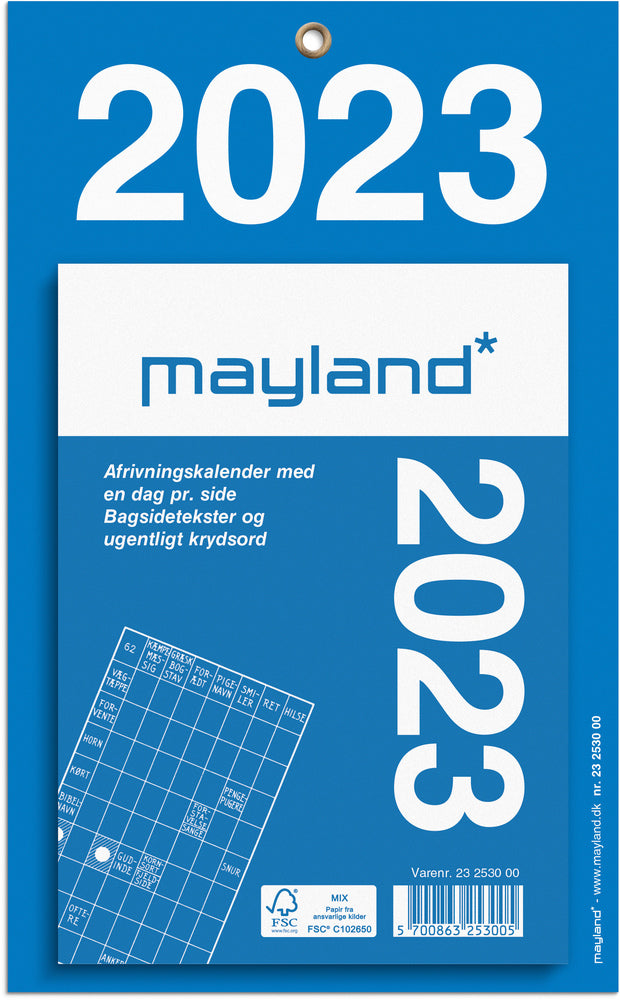 Afrivningskalender 2023 Mayland
