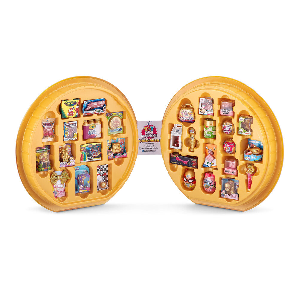 Mini Brands Mini Toys Gold Rush Collectors Case